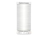 Gütermann Weißes Polyestergarn, 250 m, Polyester, 5.5x2.5x2.5 cm