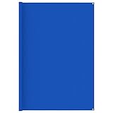 ShGaxin Zeltteppich, Vorzeltteppich, Camping Plane, Teppich Für Camping Vorzelt, Bodenplane Zeltunterlage, Camping Teppich Outdoor, 250x450 cm Blau