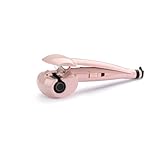 BaByliss Curl Secret Rose Blush – Automatischer Lockenstab, einfaches und schnelles Hairstyling, 2 Temperatureinstellungen bis zu 205°C – Pink, 2664PRE