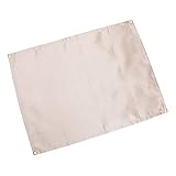 GARIOUANS Feuerfeste Schutzmatte Hitzebeständige Glasfasermatte Flammschutz für Grill Camping Küche Herd und Kaminofen Hitzebeständig Schwer Entflammbar