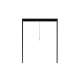 APANA - Fliegengitter Rollo für Fenster bis 80 cm x 160 cm - ausziehbarer Insektenschutz Fenster zum Zuschneiden gegen Fliegen, Insekten und Mücken - Insektenschutzrollo Fenster (Anthrazit)