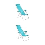 Tofficu 2 Stück Miniatur Faltbarer Liegestuhl Strandstuhl Leicht Tragbar Robust für Puppenhaus Dekoration Garten Camping Outdoor Sitzmöbel