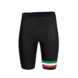 Crepundia Fahrrad Hosen Herren,Radunterhose Black Cycling Lätzchen Shorts Fahrrad Fahrrad 3D Gel Pad Quick Dry MTB Männer Frauen(Shorts,S)