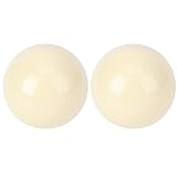 DEWIN Weiße Billardkugeln, 2 Stück Billardtisch Billardspielball Billardtisch Trainingsplatz Spielball Standard 5.72cm
