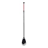 CampSup Aqua Marina Sports III 3-teiliges SUP-Paddel Aluminium Schwarz Leichtes Standpaddel 175–220 cm