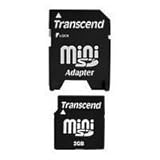 Transcend MiniSD Card 2 GB-Speicherkarte (2 GB, Mini Secure Digital (miniSD), 2.7 – 3.6 V,-25 – 85 °C,-40 – 85 °C, 1 g)