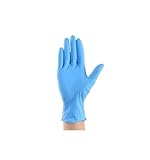 APVMFMKLTG 20/50PCS Kinder Einweghandschuhe Nitrilhandschuhe for Studenten Malerei Crafting Haushaltsreinigung Küche DIY Handschuhe(Kids Blue 20PCS)