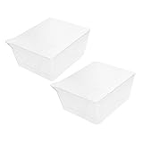 Ipetboom 2 Stück Transparent Wiegeschalen für Digitale Küchenwaagen Wiederverwendbare Wiegeschalen mit Präzisen Markierungen zur Genauen Zutatenmessung der Küche