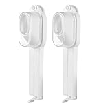 2 x Snackbeutel-Versiegeler, Lebensmittelkonservierungs-Klemmen mit integriertem Deckel, Heimorganisationszubehör, Heimorganisations-Clips