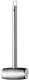 WMF Profi Plus Fleischhammer 34 cm, Fleischklopfer Edelstahl, Schnitzelklopfer, Cromargan Edelstahl teilmattiert, spülmaschinengeeignet
