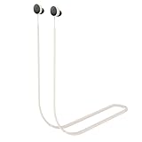 NOUKAJU Sportarmband für NOUKAJU Pixel Buds Pro 2, weiches Silikon-Schlüsselband, Zubehör, Kopfhörer, Anti-Verlust-Schlüsselband, Sport-Schlüsselband für NOUKAJU Pixel Buds Pro 2 (Off-White)