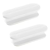 Keratobleem 2 Stück Balkontürgriff Kleben, Griff Balkontür Außen, Mühelos Selbstklebende Türgriffe,Balkontürgriff Außen Zum Kleben, Schrankgriffe,Balkongriff, Kunststoff Möbelgriff, Weiß