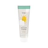 boep Sonnencreme Sensitiv LSF50 | Für Gesicht & Körper | Mineralischer Sonnenschutz für Babys, Kinder & Erwachsene | Ohne Parfüm | Vegane Naturkosmetik (50ml)
