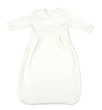 TupTam Baby Unisex Langarm Innenschlafsack, 50-56, Ecru