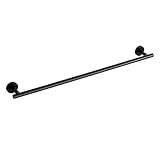 SAYAYO Handtuchhalter Schwarz 70CM Gästehandtuchhalter Wandmontage Edelstahl Handtuchstange Badetuchhalter für Badezimmer und Küche