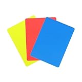 Générique Soccer Referee Cards – Professional Judge Tool, Referee Warning Penalty Cards | Yellow Referees Penalty Card für Frauen Männer Umpire Hockey Volleyball Basketball Wrestling Handball Game