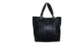 Cole Haan Hazelle II Leather North South Tote Bag, Schwarz