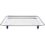 Angoily Elektronische Wiegeschale Edelstahl 23X33cm Stabile Küchenwaagen Auflage für Präzises Abmessen Von Lebensmitteln Beim Backen und Kochen