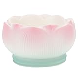 Warmhm Keramik Lotus Teelichthalter Eleganter Blütenkerzenständer aus Keramik Vielseitig für Hochzeiten Partys und Wohnraumdeko Stilvoller Lotus Kerzenhalter für Tisch und Raumgestaltung