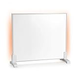 ISOISL Infrarotheizung 600W mit Thermostat und Fernbedienung,Infrarot Wandheizung mit Überhitzungsschutz,Mobile Infrarotheizung