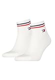 Tommy Hilfiger Unisex Quarter Socken, Weiß, 39/42 (2er Pack)