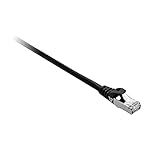 V7 V7CAT7FSTP-1M-BLK-1E CAT7 SFTP Roh-Patchkabel Schwarz