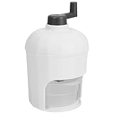 DECORNIJIA Handbetriebene Slush EIS Maschine mit Edelstahlklingen Kleiner Tragbarer Eiscrusher für Zuhause Inklusive Eiswürfelform Manuelles Eishackgerät für Crushed Ice Smoothies und