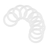 TOPBATHY 10 Stück Hot Dog Maschinen Zubehör Ketten Fettabscheider Für Wurstmaschinen Grill Kochermaschinen Fettringe Für Barbecue Wurstmaschinen Zahnradersatz Weißer Gummi