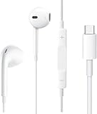 USB-C-Kopfhörer für iPhone 15/16-Serie, In-Ear-Kopfhörer vom Typ C, HiFi-Stereo-Ohrhörer mit Kabel für Samsung Galaxy S23 S22 S21 S20/iPad Pro/Google Pixel 8 7 6 5 4 3 2/OnePlus 11 10 9 8 7/Xiaomi