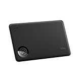 Tile by Life360 Slim - Geldbörsenfinder, Bluetooth-Tracker und Gegenstandsfinder für Gepäckanhänger, Reisepässe und mehr, iOS- & Android-kompatibel, Handy-Finder, 1er-Pack (Schwarz)
