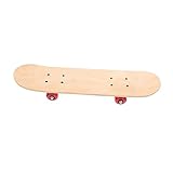 BESPORTBLE Blank Skateboard DIY Graffiti Leeres Skateboard für Anfänger für Kreative Glatte für Verbessertes Fahrerlebnis Straßen und Parkskating Zufällige Farbe