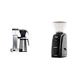 Moccamaster KBGT Thermoskanne,Kaffeemaschine Filter, Filterkaffeemaschine, Thermos, Polished, 1.25L & Baratza Encore Electric Coffee Grinder with Conical Grinder, Schwarz