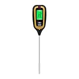 Soil Tester, Gardening Tester, Multi-Function Accurate Readings Easy-To-Use Digitales Display, tragbares Design, vielseitige Anwendung, Lightweight, Feuchtigkeitsmesser für Blumen und Pflanzen