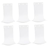 Alipis 6 Stck Abs Kunststoff Tropfschale für Seifenspender und Passend Umweltfreundlich Dünn Geeignet für Bad Hotel Praktische Auffangschale für Tropfen