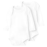 NAME IT Unisex NBNBODY 2P LS SOLID NOOS Body, Bright White, 56