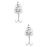 ibasenice 2 Stück Praktischer Kreativer Fischhaken Gitarren Pick mit Dreifachen Haken und Funktional für Outdoor Angeln Angelzubehör und für Angelfreunde