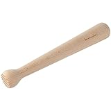 Fackelmann Barstößel, Cocktail-Stößel für Limetten, Caipirinha-Stößel, Barstampfer aus Holz (Farbe: Braun), Menge: 1 Stück