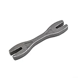 Bulevisiter 6 in 1 Motorrad Speichenschlüssel Werkzeug zum Speichenanziehen, wärmebehandeltes Metall mit schwarzem Finish, leichtes tragbares Design für Fahrrad-Automaschinen Reparatur