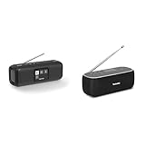 Karcher DAB Go tragbarer Bluetooth Lautsprecher & Digitalradio DAB+ / UKW Radio mit 2 & TechniSat Viola BT 1 - tragbarer Bluetooth-Lautsprecher mit DAB+ Digitalradio (UKW