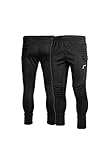 Reusch Jungen Goalkeeper Goalkeeping Training Trousers Junior Fu ball Torwarthose lang gepolstert Kinder, Schwarz, L