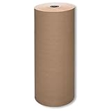 Geschenkpapier, Packpapier, Kraftpapier, Braun, 50 cm x 250 m, 1 Rolle(n)