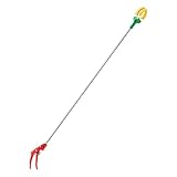 Teleskop Obstpflücker - Verstellbarer Fruchtsammler mit 3 Krallen | handlicher Greifer für Gartenarbeit, geeignet für Äpfel, Birnen, Kirschen, Avocados und andere Früchte, langlebiges Erntewerkze