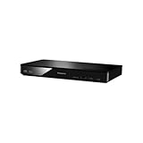 Panasonic DMP-BDT180EG Smart Network 3D Blu-ray Disc/DVD-Player, 4K-Upscaling, Internet-Apps, hochauflösendes Audio, Ethernet, kompaktes Design, Schwarz