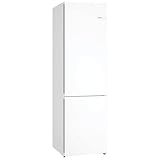 Bosch KGN392WCF Serie 4 Kühl-Gefrier-Kombination, 203 x 60 cm, 260 L Kühlen & 103 L Gefrieren, VitaFresh XXL längere Frische, NoFrost nie wieder abtauen, LED-Beleuchtung gleichmäßige Ausleuchtung