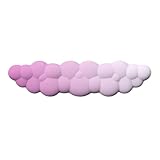 WATERBELINE Gummi-Pad, Wolkenform, Handgelenkauflage, Mauspad, Basis, bunt, PU, weiche Memory-Schaum-Matte für Gaming-Mauspad
