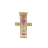 Sanduhr aus Holz, 15 Minuten Sanduhr, unverzichtbares Dampfbad-Zubehör, hochtemperaturbeständig, kompaktes Design für den privaten oder gewerblichen Gebrauch