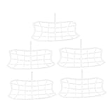 Zerodeko 5 Stück Teiliges Druckgewicht für Fermentation Anpassbare für Einmachgläser zum Einlegen von Gemüse und Sauerkraut für Gastronomieküchengebrauch