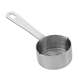 CLISPEED 1 Stück Messkasserolle mit Hängeloch Robustes Kochwerkzeug für Milch Suppen Nudeln und Praktischer Messbehälter für Küche Spülmaschinenfest
