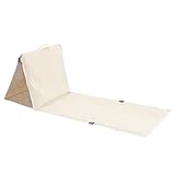 Strandmatte faltbar mit Rückenlehne,Beach Lounge,Strandstuhl Sitz Wasserdicht Ständer - Leicht faltbarer Liegestütze, tragbarer Strandstuhl für Outdoor-Picknick-Camping