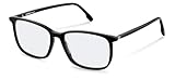 Rodenstock brillengestell R5360, quadratisch, in black, dark grey, gerfertigt aus acetate